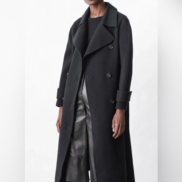 MACKAGE THEA BLACK S - BRAND NEW LADIES WOOL COAT - Picture 3 of 10